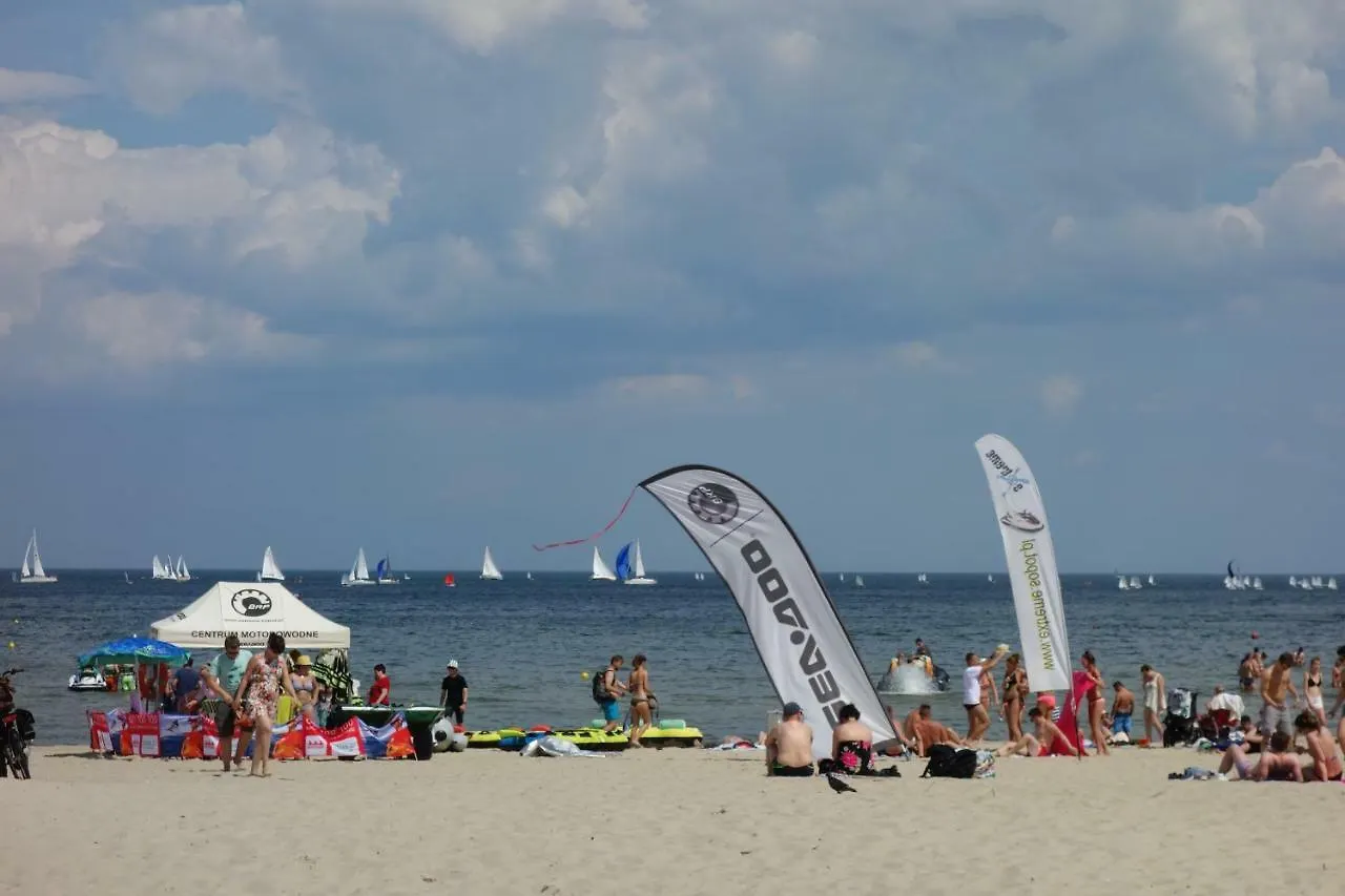 Apartament Apartament Bernadowska Lu B2 parter ogródek 800m morze Sopot